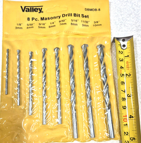 Masonry drill bits set - masonry,